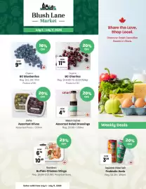 Blush Lane Organics flyer week 28 Page 1