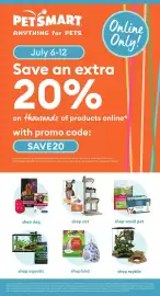 Petsmart flyer week 28 Page 1