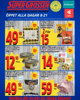Supergrossen reklamblad