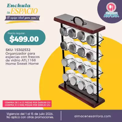Almacenes Anfora (válido hasta 15-07)