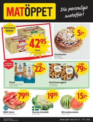 Matöppet (giltig till och med 12-07)