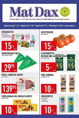 Matdax reklamblad