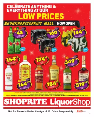 Shoprite Liquor catalogue