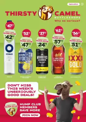 Thirsty Camel (valid until 12-07)
