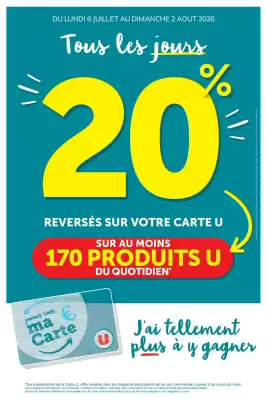 Super U | Carte U (valable jusqu'au 2-08)