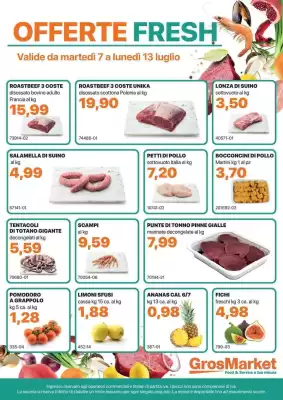 Volantino GrosMarket (valido fino al 13-07)