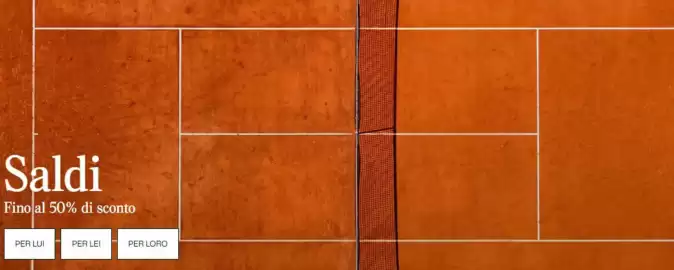 Volantino Lacoste Pagina 1