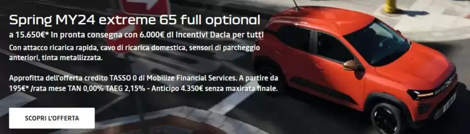 Volantino Dacia Pagina 1