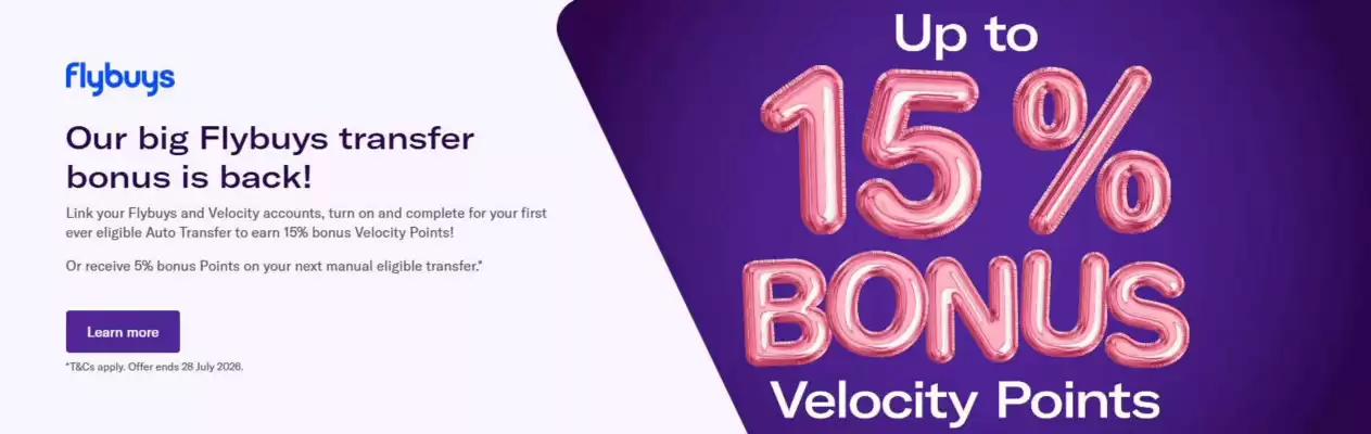 Virgin Australia catalogue (valid until 28-07)