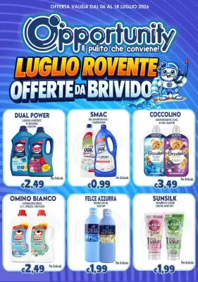 Opportunity Shop (valido fino al 18-07)