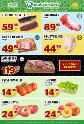 Matvärlden Tensta reklamblad (giltig till och med 12-07)