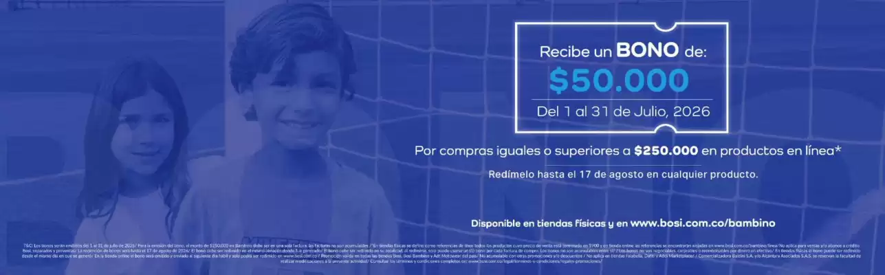 Bosi Bambino (válido hasta 2-08)