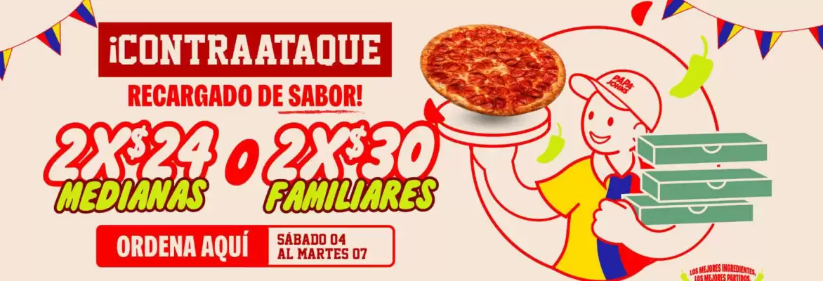 Papa John's (válido hasta 9-07)