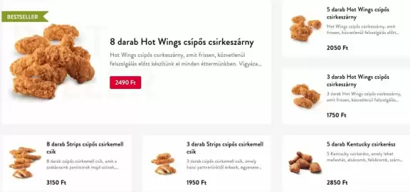 KFC akciós újság Oldal 2
