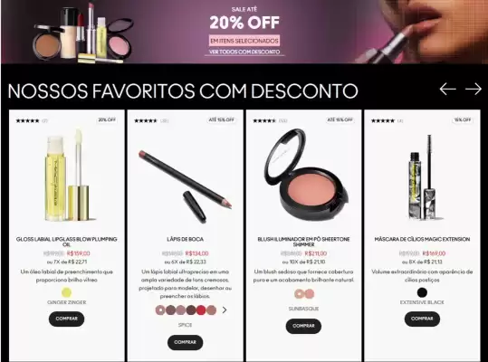 MAC Cosmetics (válido até 24-07)