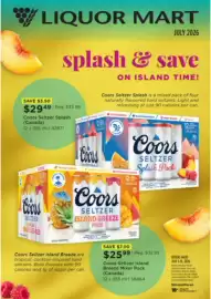 Liquor Mart flyer Page 1