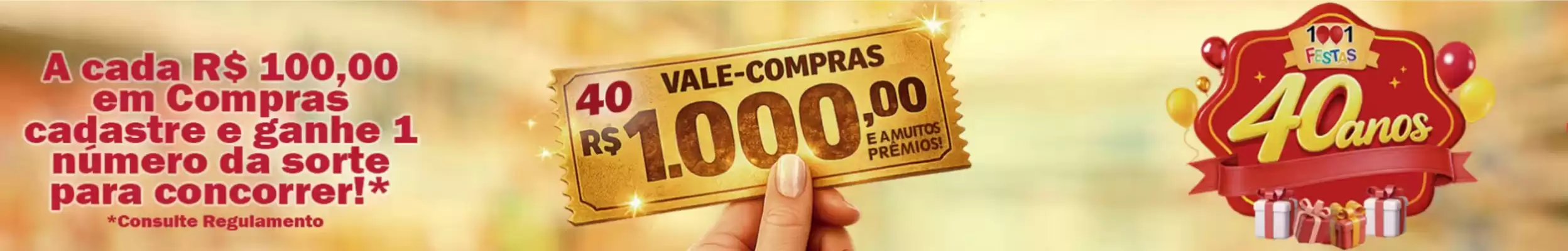 1001 Festas (válido até 2-08)