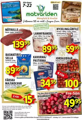 Matvärlden Tensta reklamblad (giltig till och med 12-07)