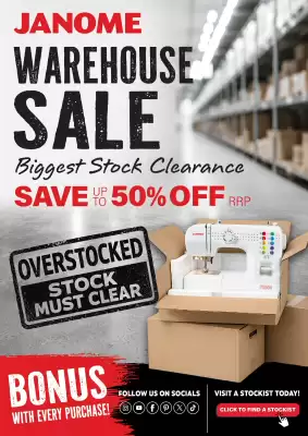 Janome (valid until 30-07)