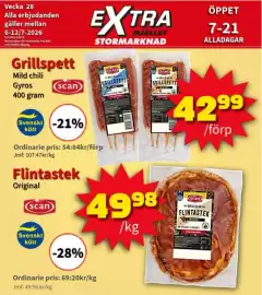 Extra Mjällby Stormarknad reklamblad vecka 28 Sida 3