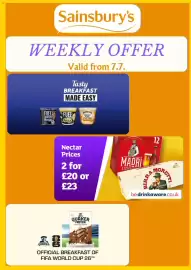 Sainsbury's leaflet week 28 Page 1