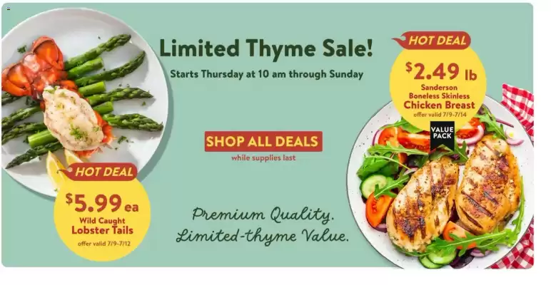 Fresh Thyme weekly ad