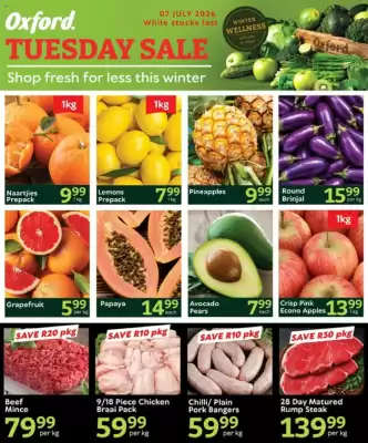 Oxford Freshmarket catalogue (valid until 7-07)