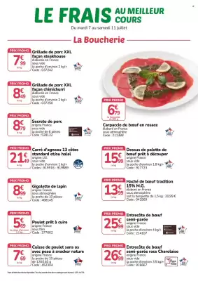 Promocash (valable jusqu'au 11-07)