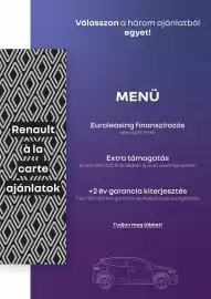 Renault akciós újság | Clio Oldal 3