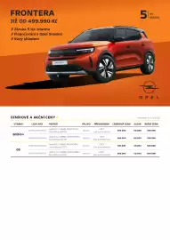 Opel leták | Frontera Strana 1