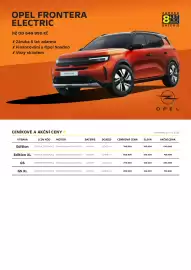 Opel leták | Frontera Electric Strana 1