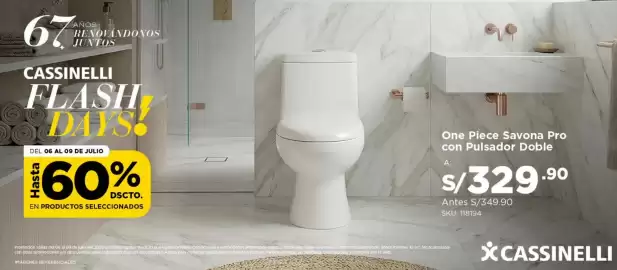 Catálogo Cassinelli Página 1