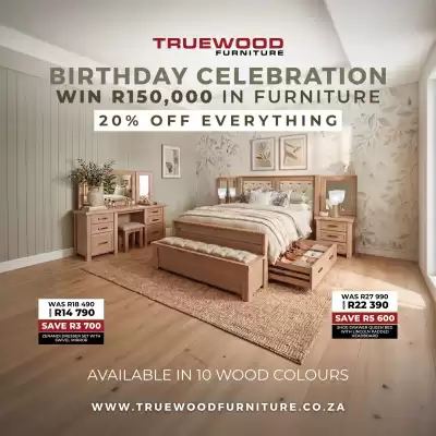 True Wood Furniture (valid until 10-07)