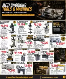 Busy Bee Tools flyer Page 9