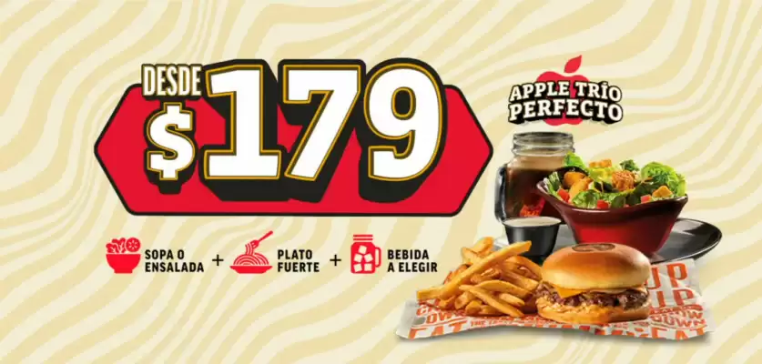 Applebee's (válido hasta 2-10)