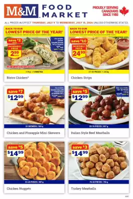 M & M Food Market flyer