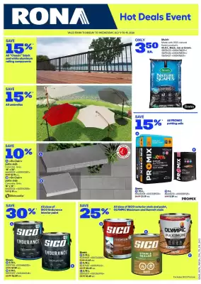 RONA flyer