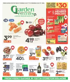 Garden Foods flyer week 28 Page 1