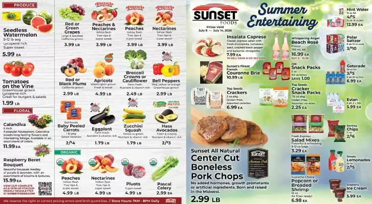 Sunset Foods (valid until 14-07)