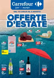 Volantino Carrefour Market | Offerte d'estate Pagina 1