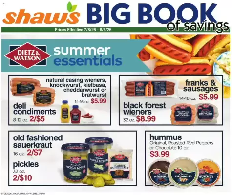 Shaw's (valid until 7-08)
