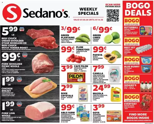Sedano's (valid until 15-07)