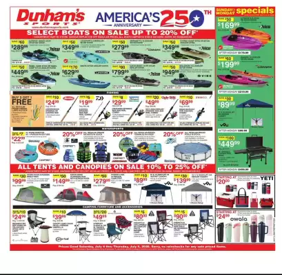 Dunham's Sports (valid until 9-07)