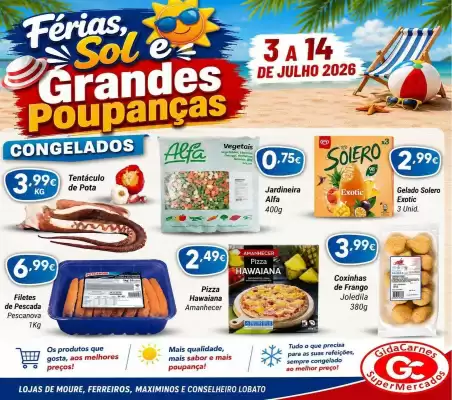 Folheto GidaCarnes Supermercados (válido até 14-07)