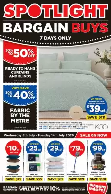 Spotlight catalogue (valid until 14-07)