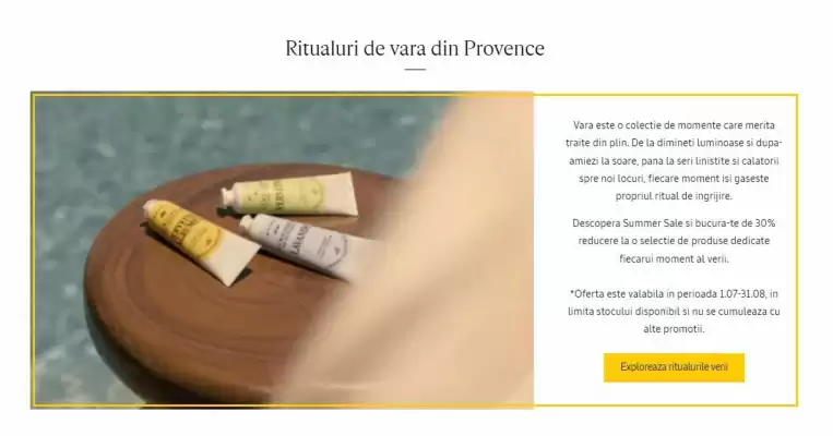 Magazine L'OCCITANE (valid până la 31-08)
