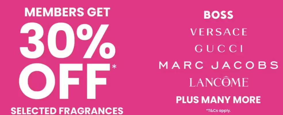 The Fragrance Shop (valid until 22-07)