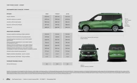 Ford gazetka | Tourneo Courier Strona 22