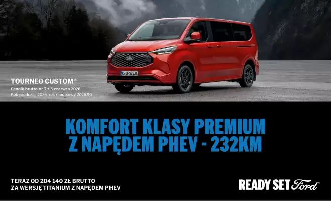 Ford | Tourneo Custom (ważność do 5-11)