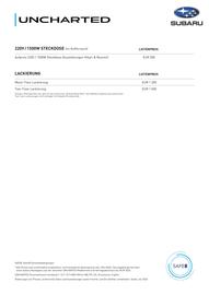 Subaru Flugblatt | Uncharted Seite 2